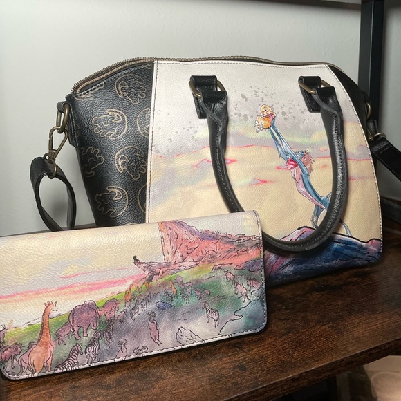 Loungefly Handbags - Loungefly Lion King Satchel + Wallet